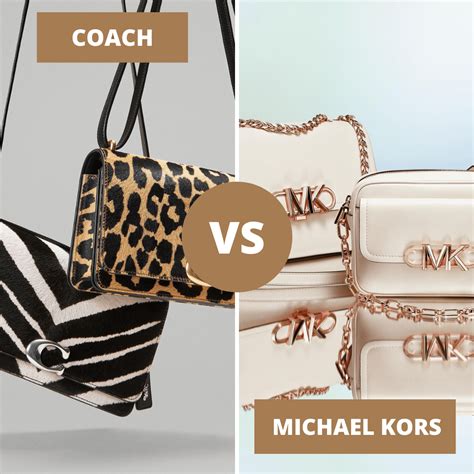 michael kors vs coach prices|coach vs kors brands.